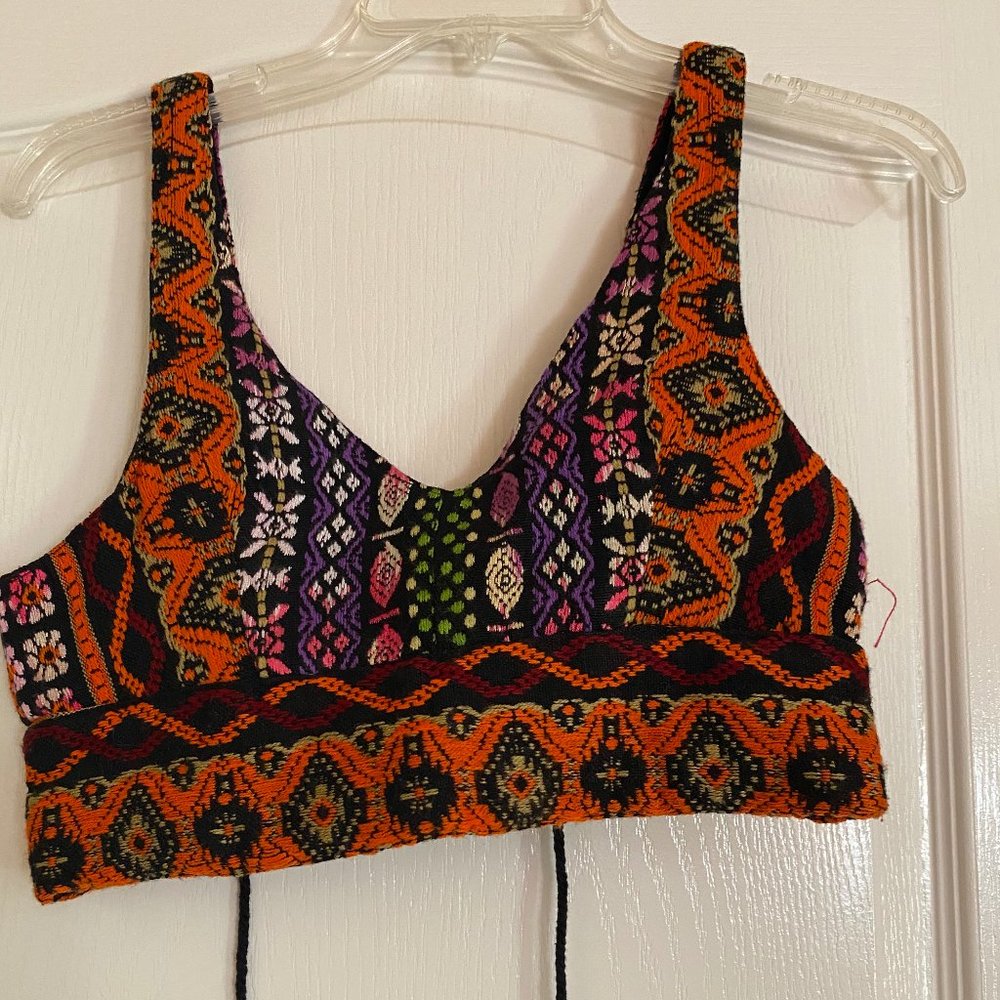 Staring at Stone Embroidered Festival Bralette